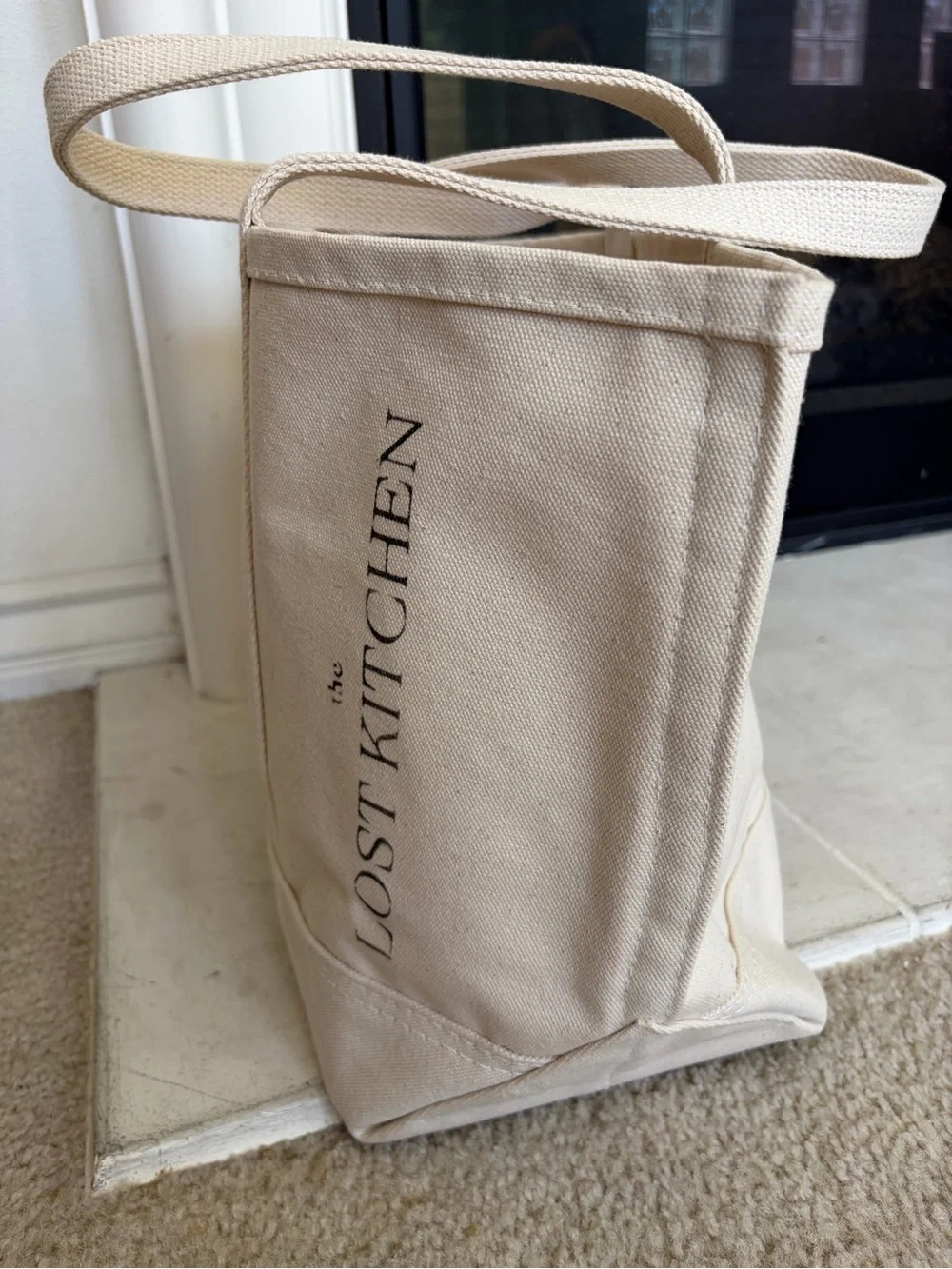 The lost kitchen tote bag
